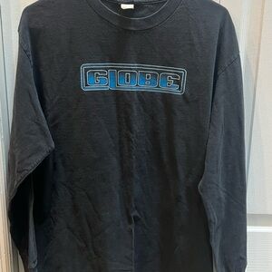 Globe Black Long Sleeve Shirt